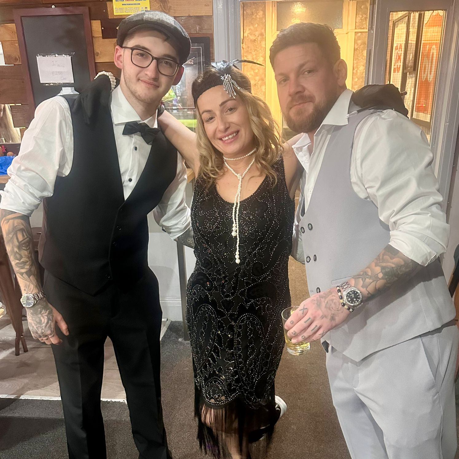 Guests celebrating during a Blackpool weekend at Sandringham Court Hotel