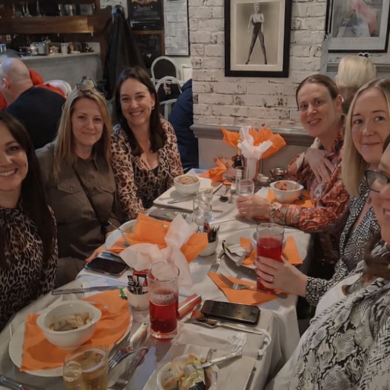 Group photo of guests during a Blackpool stay
