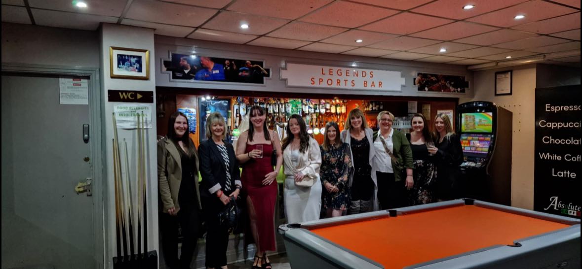Guests celebrating a special occasion in Blackpool