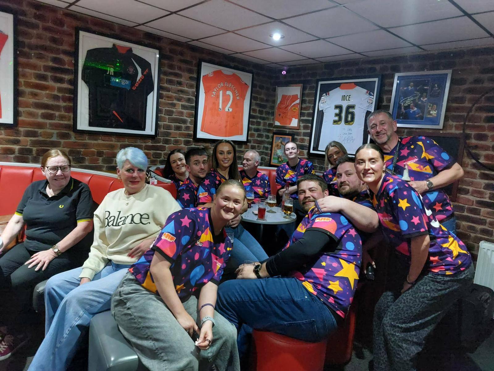 Group photo of guests during a Blackpool stay
