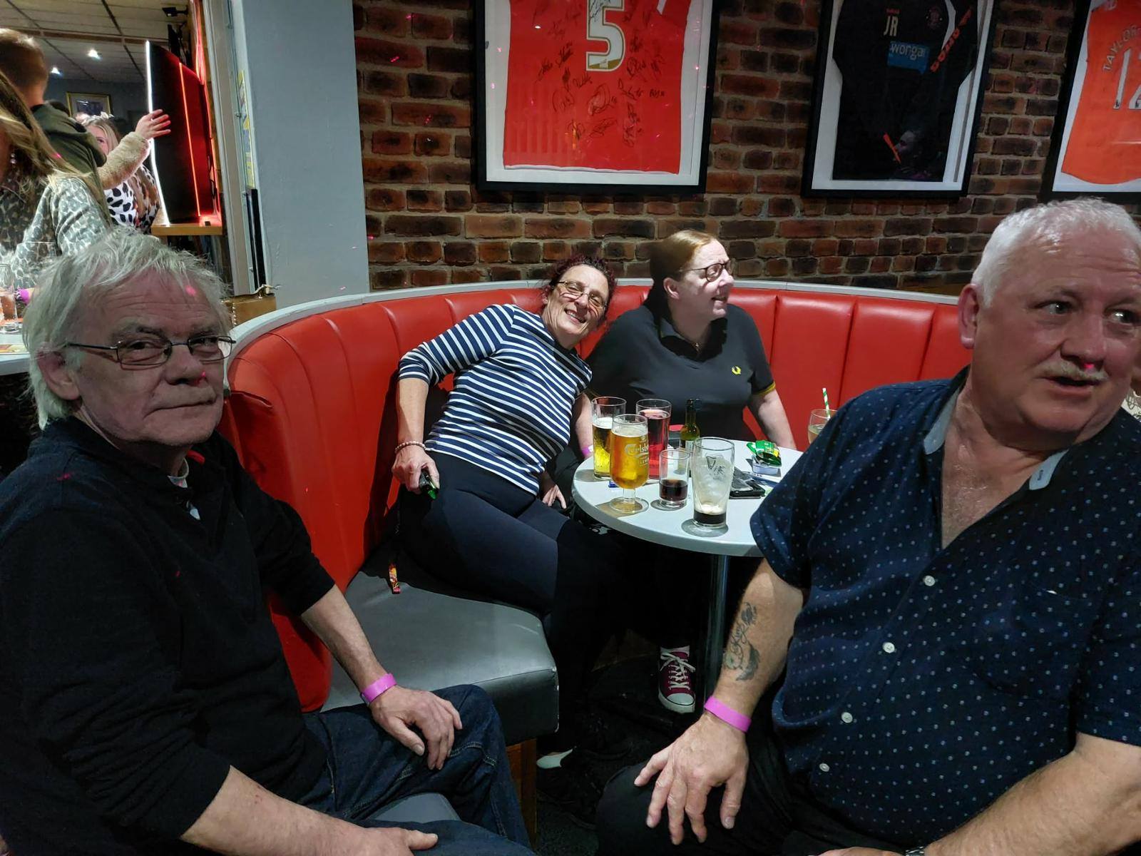 Group photo of guests during a Blackpool stay