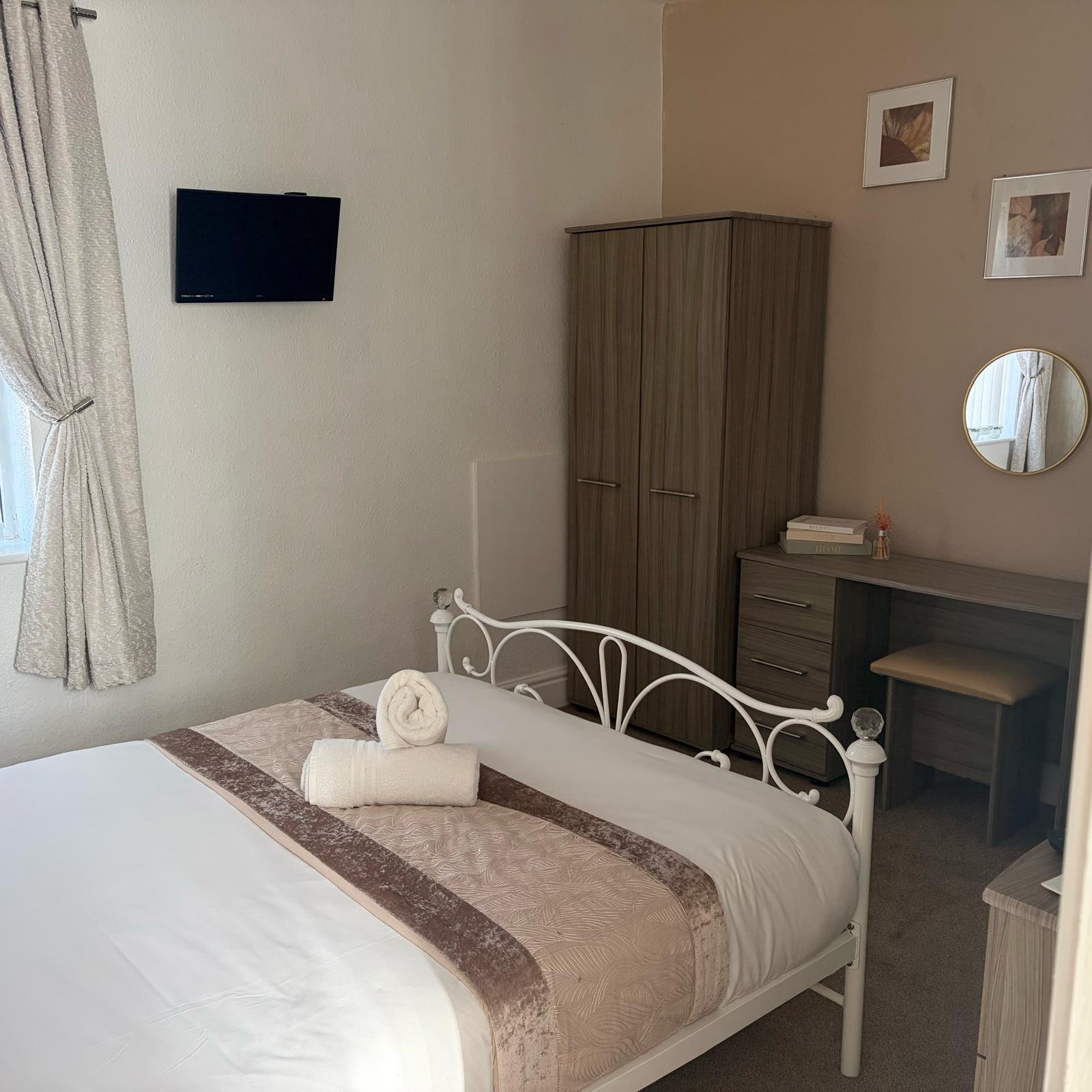 Recently upgraded room at Sandringham Court Hotel Blackpool