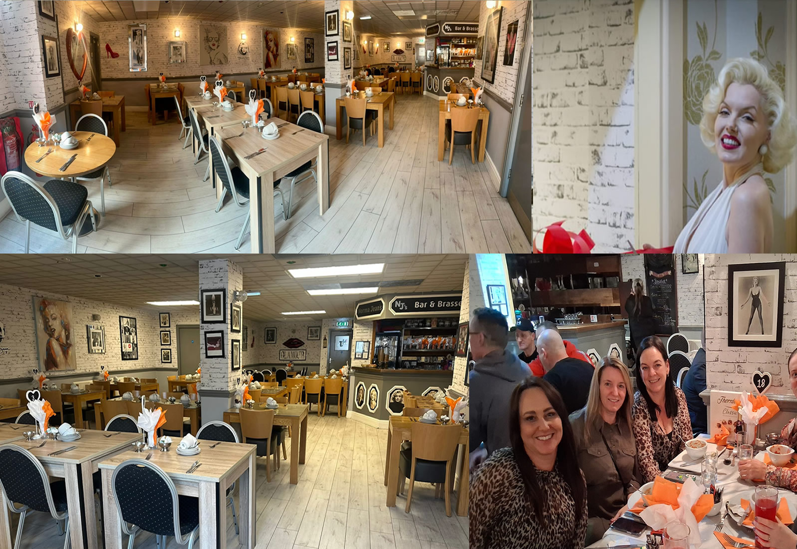 Norma Jeans themed function room at Sandringham Court Hotel